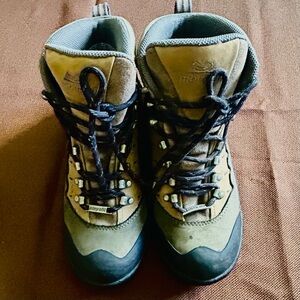 Women’s Hiking Boots - Brown/Olive Waterproof Trekking Boots